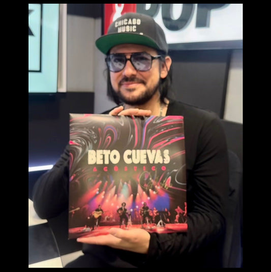Vinilo Beto Cuevas Acústico Autografiado - Rojo - Edición Especial