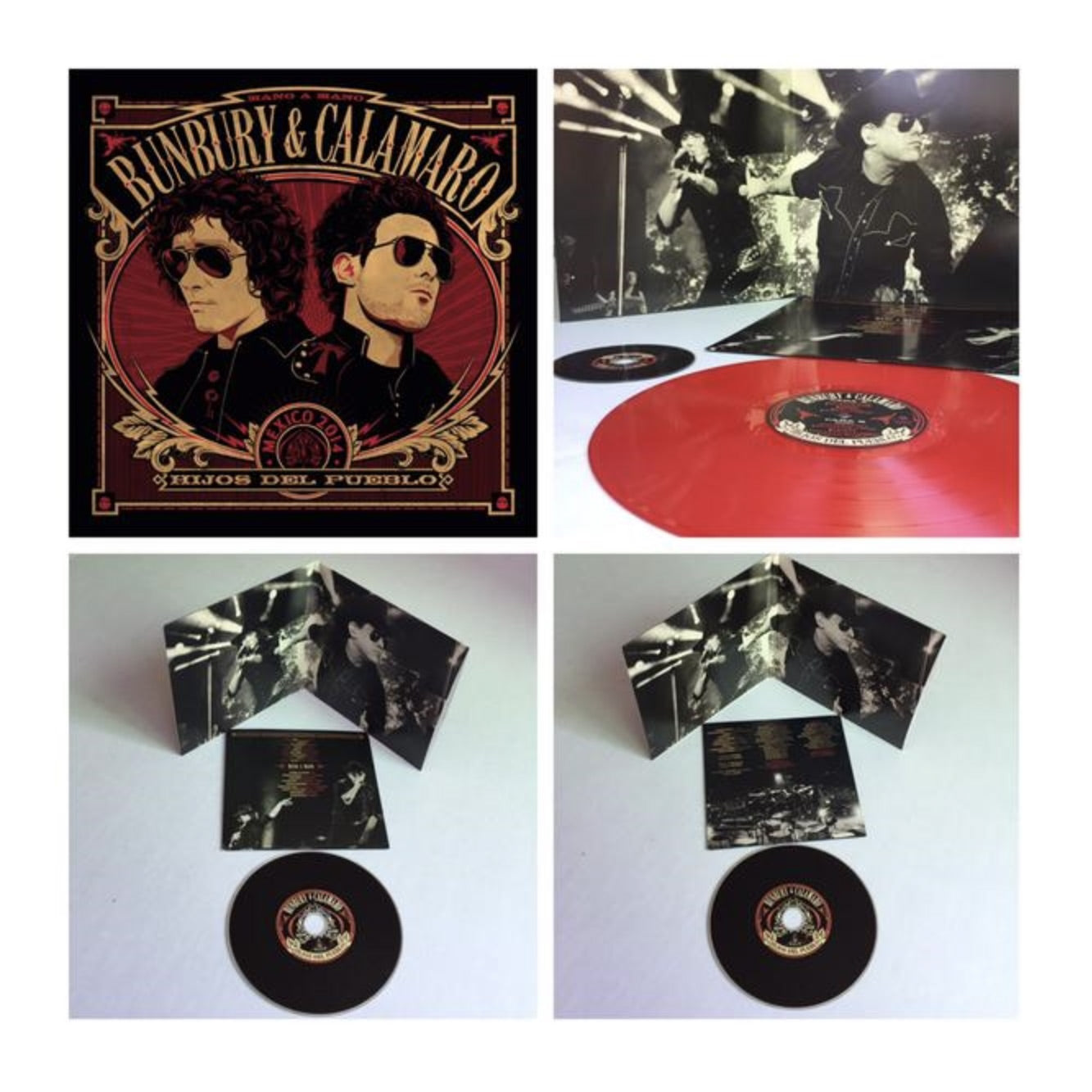 Enrique Bunbury & Calamaro - Hijos Del Pueblo (Vinilo 180 gramos) - Importado!