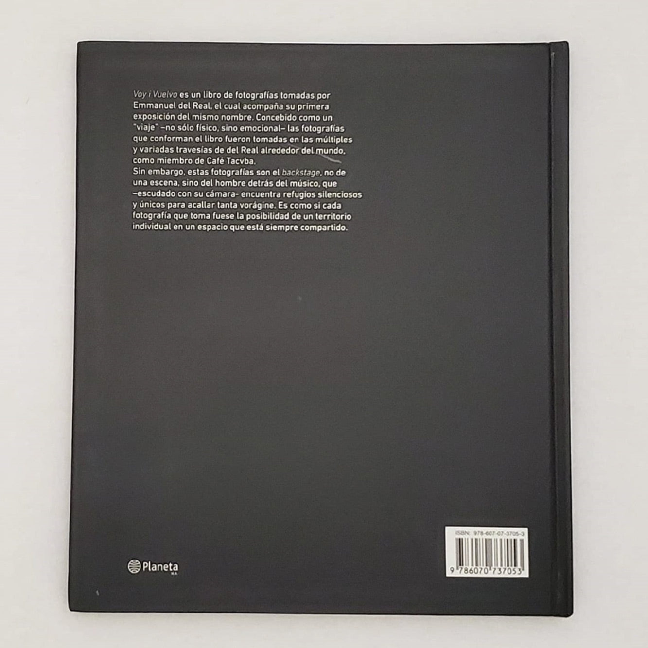 Emmanuel Del Real (Café Tacvba) - Voy i Vuelvo - Libro de tapa dura - FIRMADO!!!