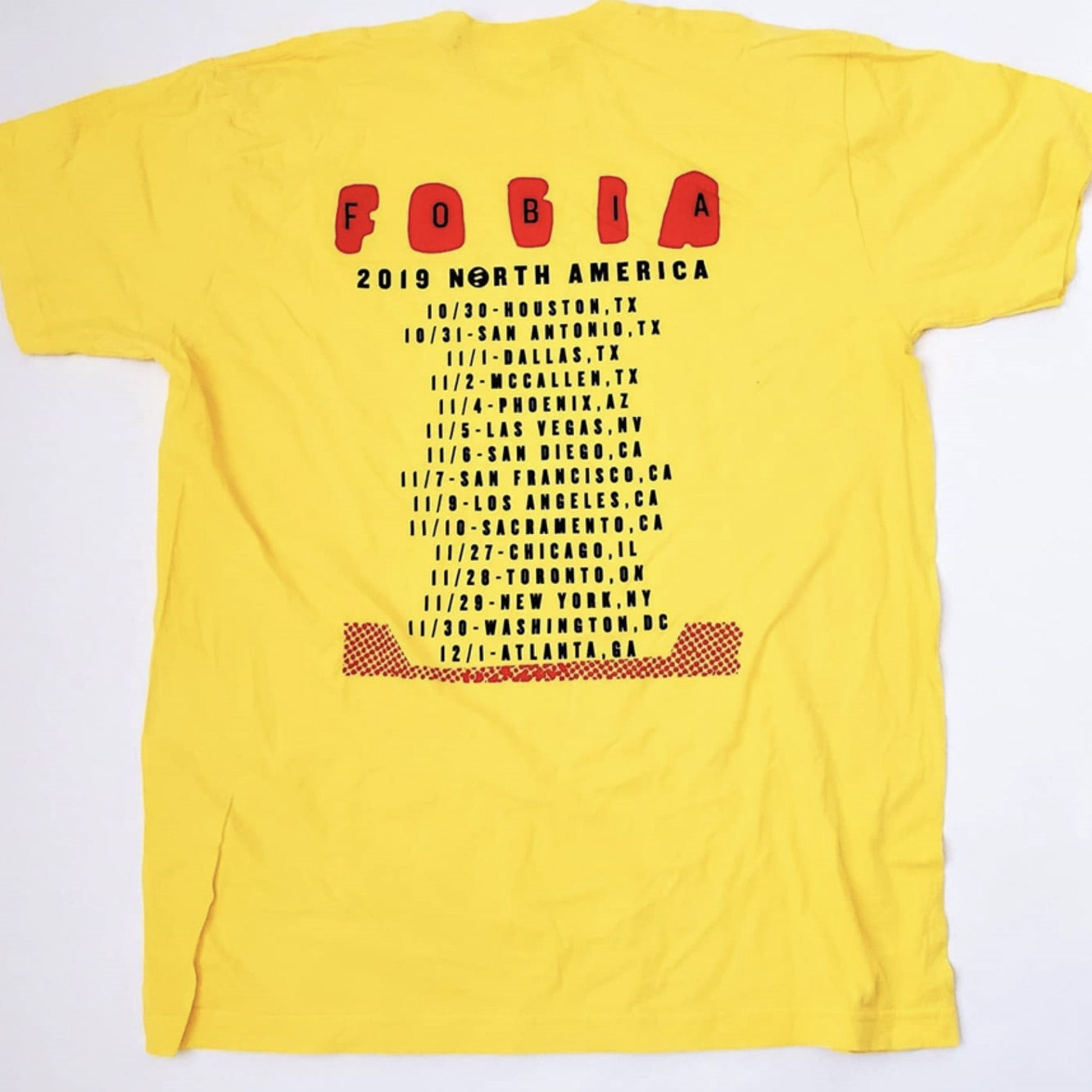 Fobia - Tee - Playera Amarilla