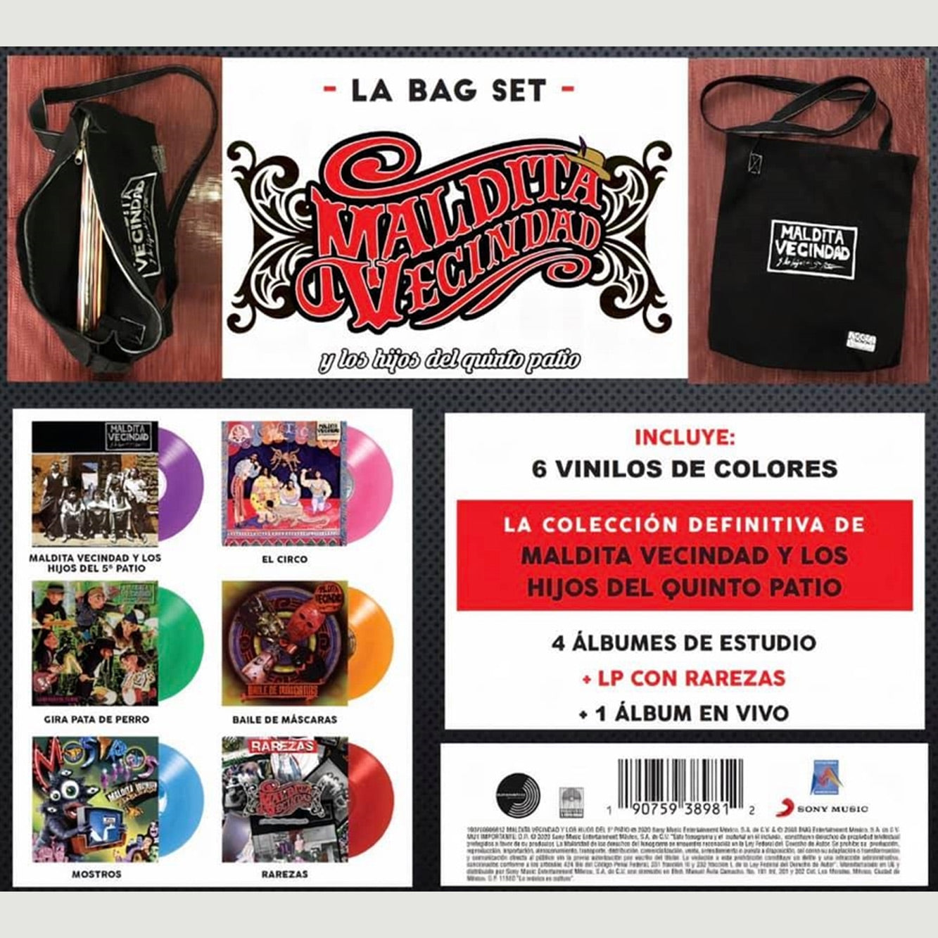 Maldita Vecindad - La Bag Set - 6 vinyls - Vinyl Box Set