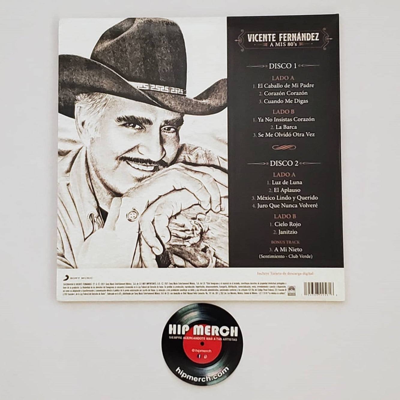 Vicente Fernández - A Mis 80s - Vinilo - 2LP gatefold - Importado!