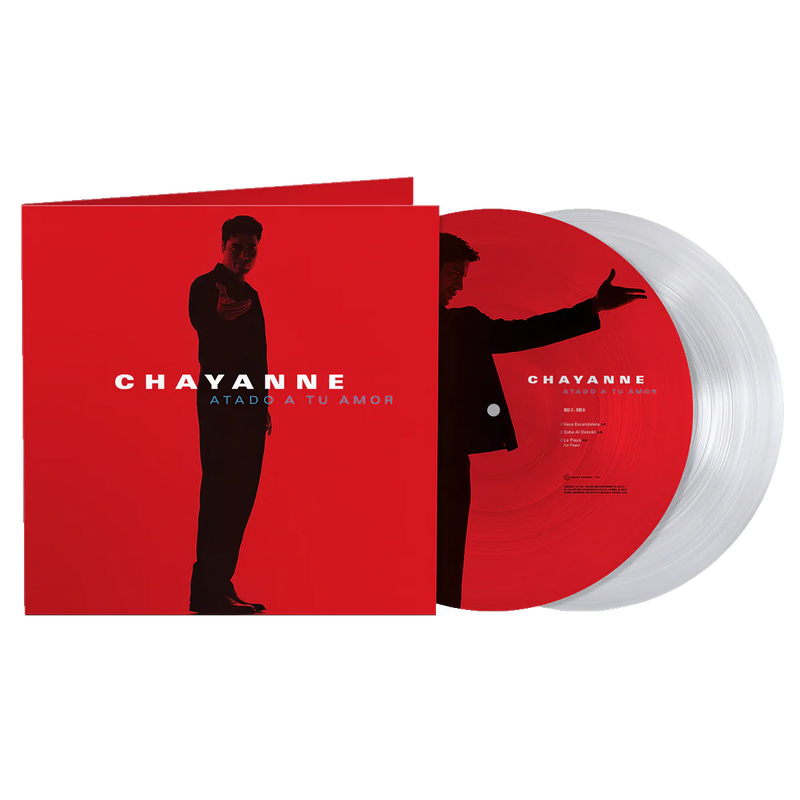 Chayanne - Atado A Tu Amor Red Picture Disc and White 2LP Vinyl