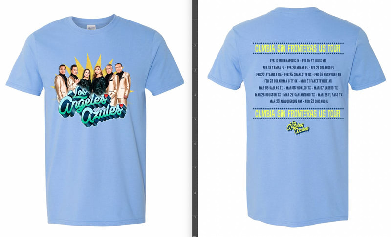 Los Angeles Azules - Picture Tee - Cumbia sin fronteras US Tour 2026