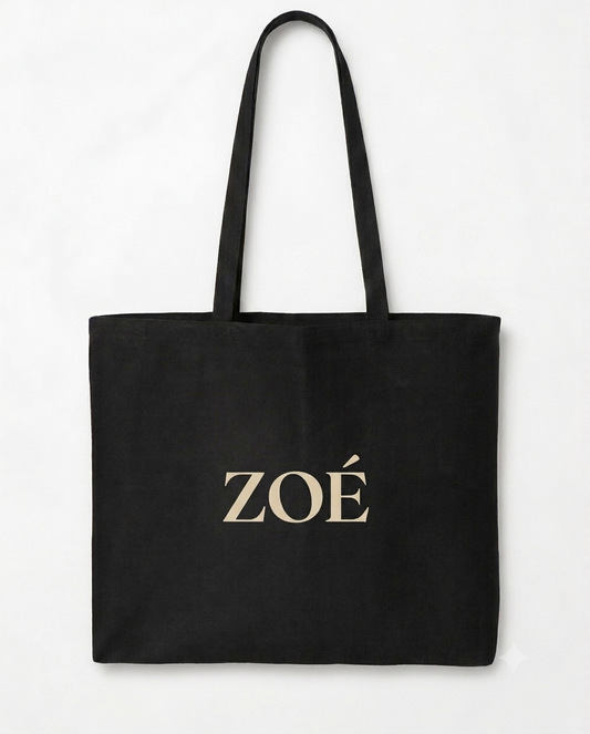 Tote Bag Zoé Tour 2026 — Geométrica (Negra)