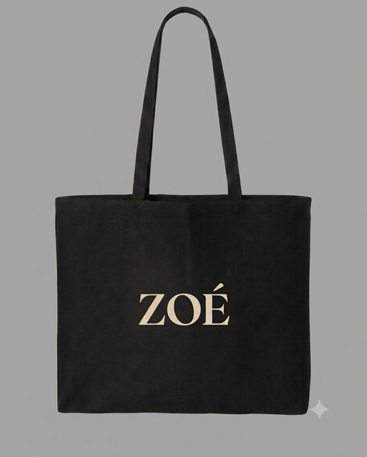 Tote Bag Zoé Tour 2026 — Geométrica (Negra)
