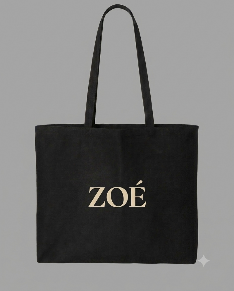 Tote Bag Zoé Tour 2026 — Geométrica (Negra)