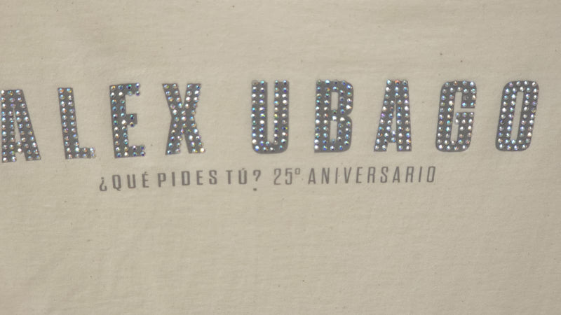Alex Ubago Tour US 2026 - Edición Especial Rhinestone (Crema)