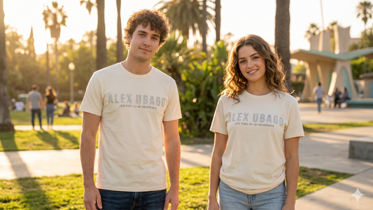 Alex Ubago Tour US 2026 - Edición Especial Rhinestone (Crema)