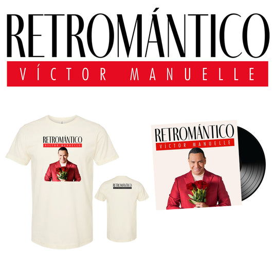 Victor Manuelle -  Tee Shirt and SIGNED Vinyl Record bundle