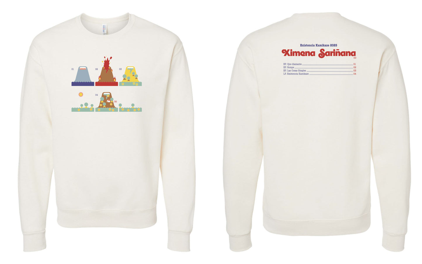 Crewneck sweater - Ximena Sariñana - Existencia Kamikaze 2025