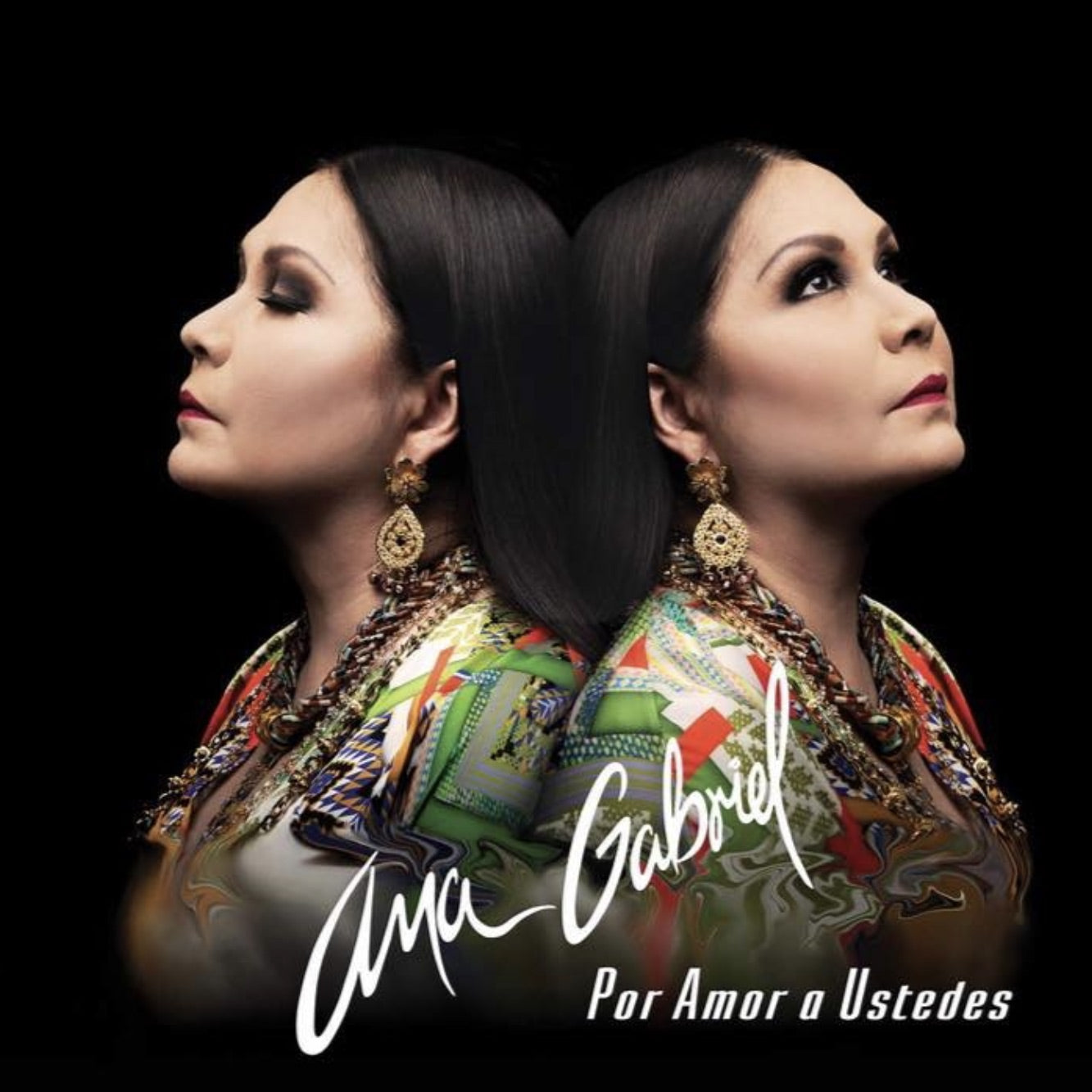 Portada del álbum 'Por Amor a Ustedes' de Ana Gabriel, mostrando la calidad del formato físico.