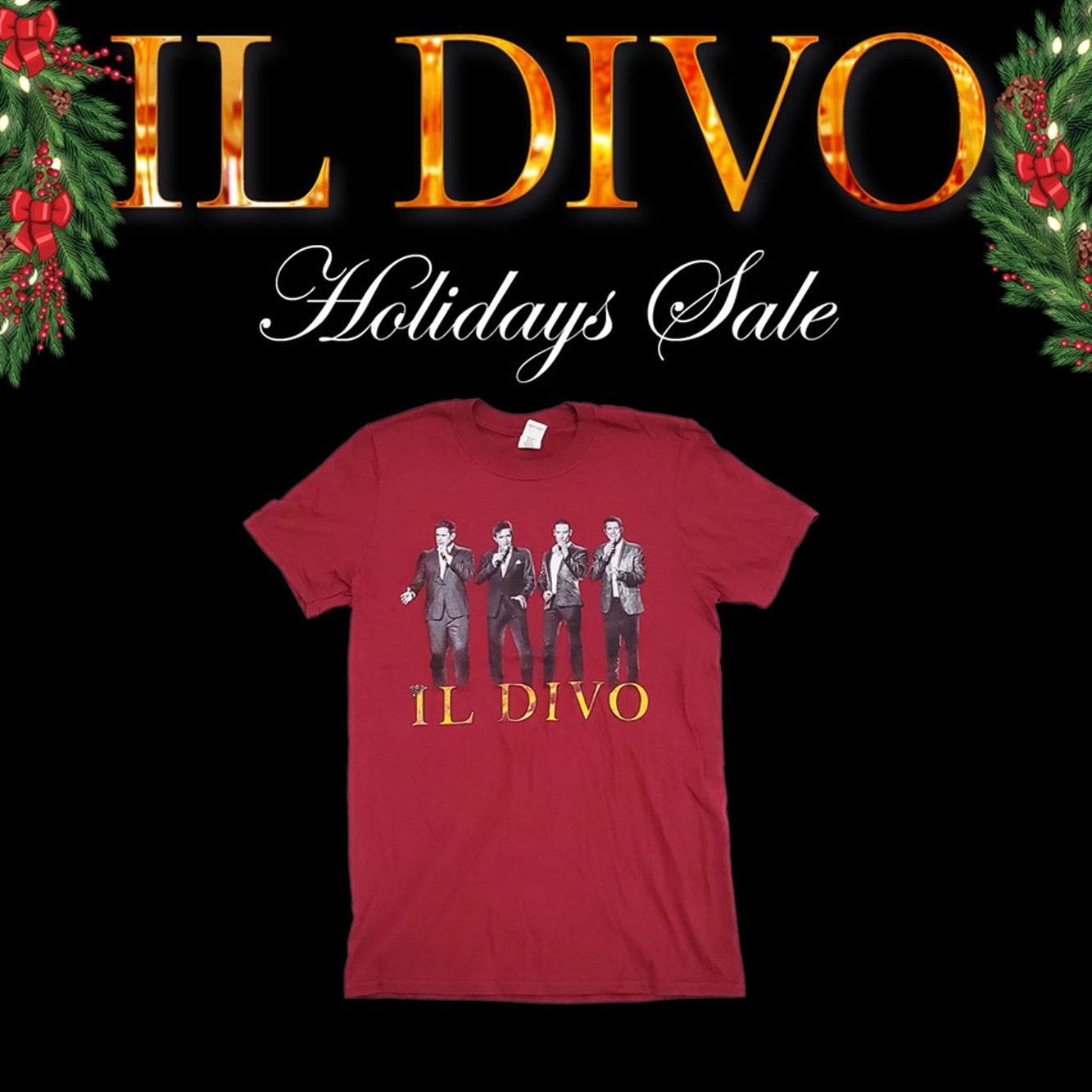 Il Divo - Tee Shirt - Holiday Sale
