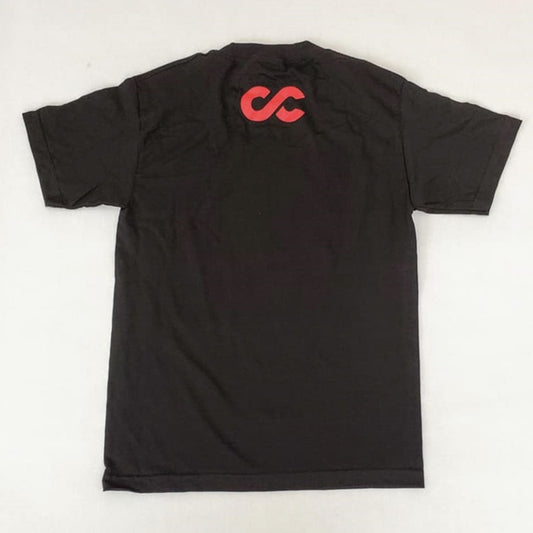Fotografía de la parte trasera de la playera oficial de Cristian Castro, detallando el diseño gráfico complementario de la Picture Tee.