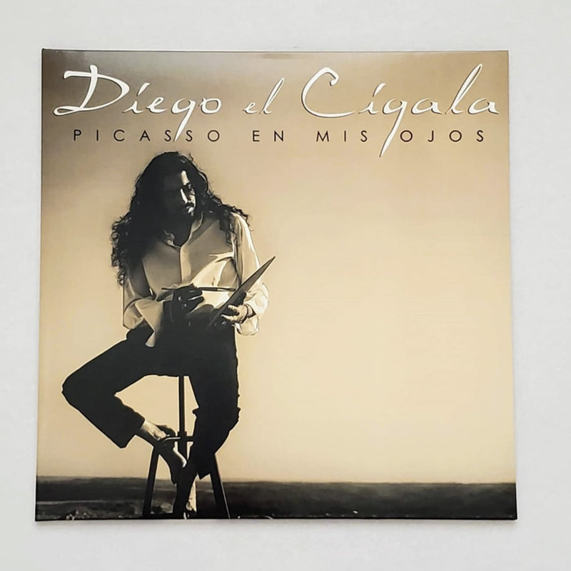 Fotografía del vinilo oficial del álbum Picasso En Mis Ojos de Diego El Cigala, mostrando el arte de portada y el formato LP.