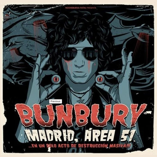 Enrique Bunbury - Madrid, Area 51 (BLU RAY)