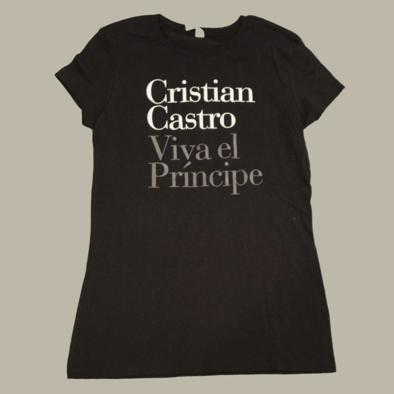Cristian Castro Black Tee Women