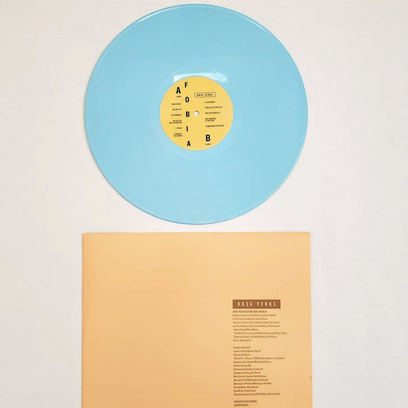 Fobia - Rosa Venus vinyl - Pastel Blue colored vinyl. SIGNED/FIRMADO.SOLD-OUT!!!