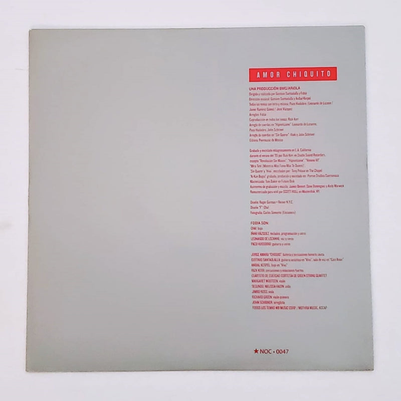 Fobia - Amor Chiquito - Grey colored vinyl. FIRMADO/SIGNED!!!!