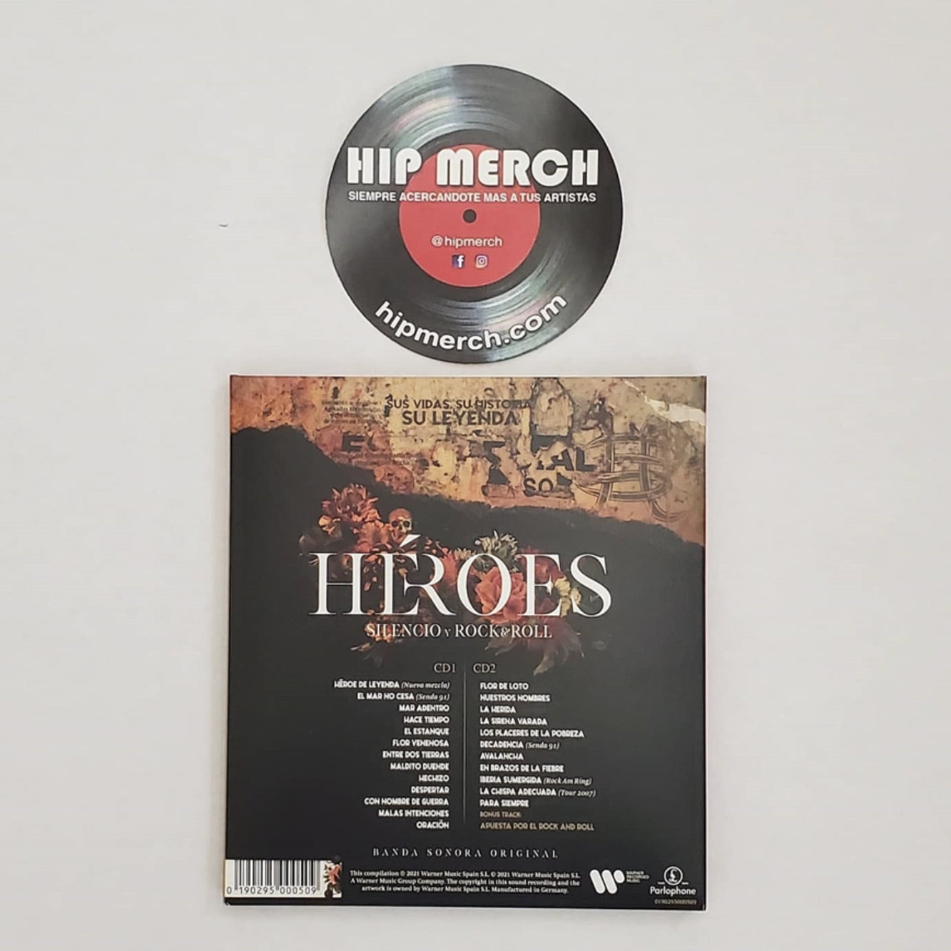  Heroes: Silencio Y Rock & Roll - Special Edition Box - 2LP  Picture Disc + 2CD + PAL Format DVD, All-region Blu-ray, Libreto & Poster:  CDs & Vinyl