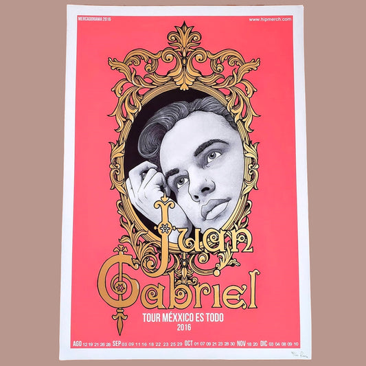 Juan Gabriel - Silkscreen/Serigrafia U.S. Tour Poster - Numbered Posters