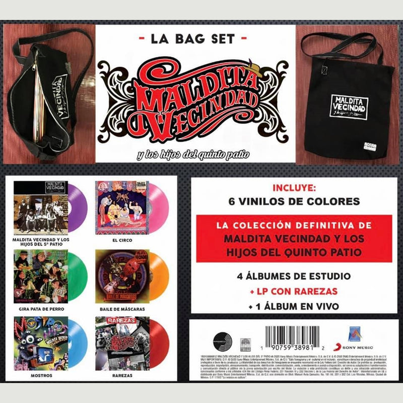 Box Set Maldita Vecindad – La Bag Set (Edición de 6 Vinilos)
